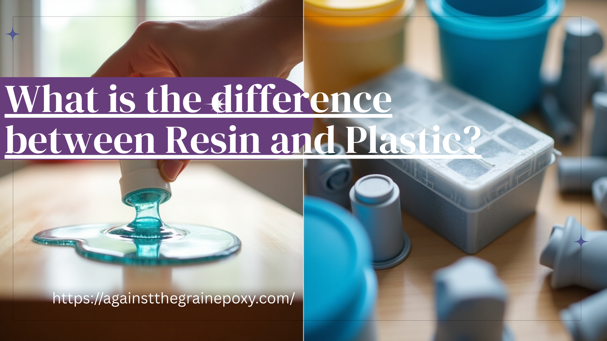 What is the difference between Resin and Plastic