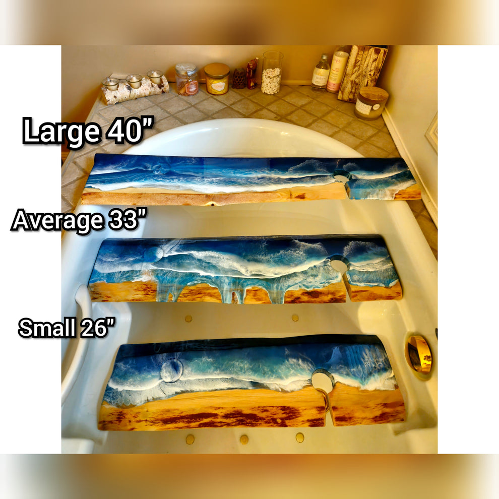 Ocean Resin Bath Caddy