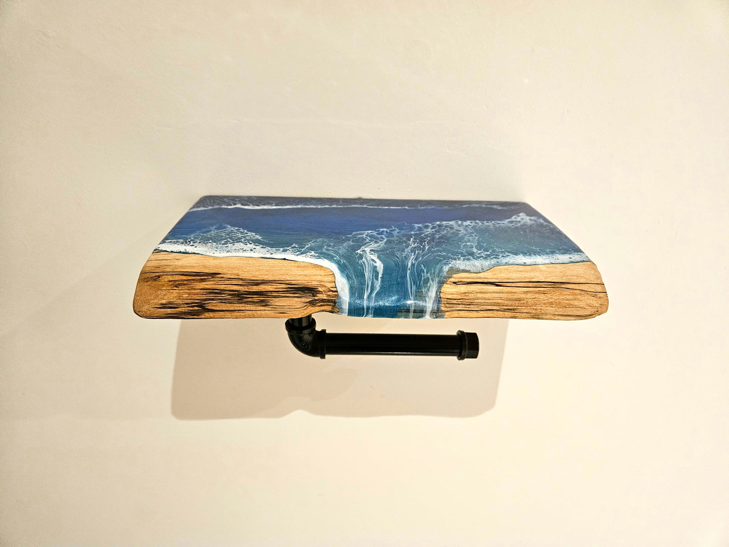 Toilet Paper Ocean Resin Shelf Holder