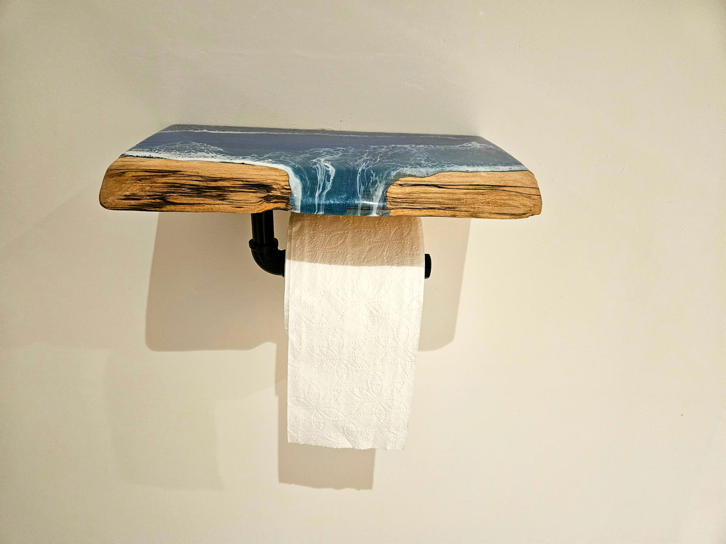 Toilet Paper Ocean Resin Shelf Holder