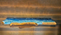 Epoxy Resin Shelves wood