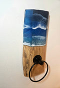 Epoxy wood Towel Ring Holder