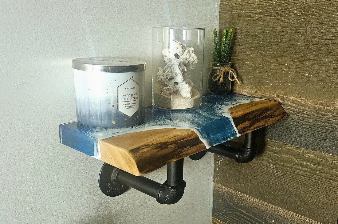 Beach Epoxy Shelf