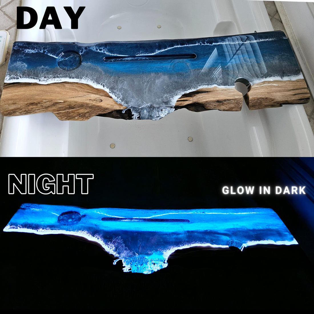 Glow in dark Bath Tray