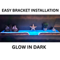 glow in dark shelf